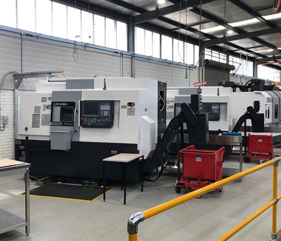 CNC machine workshop